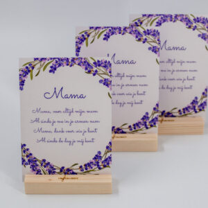 Moederdagkaart in houder