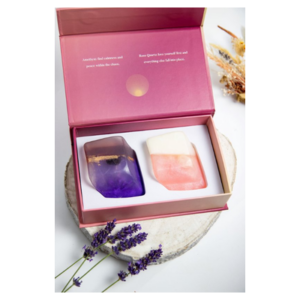 Kristal Soap Amethyst Rosequartz